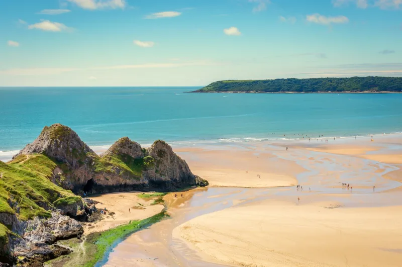 Three Cliffs Bay on the Gower Peninsula